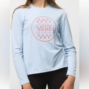 Vans Light Blue Long Sleeve Shirt